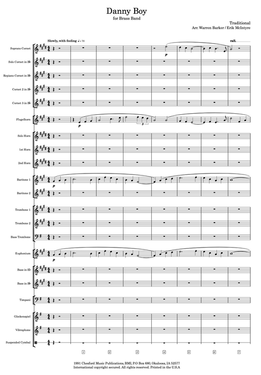 Barker: Danny Boy - Brass Band